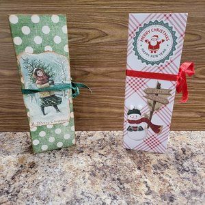 Handcrafted, Unique Tea & Chocolate Folio - Christmas Theme